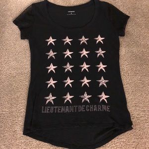 EUC Express Black XS Studded Shirt